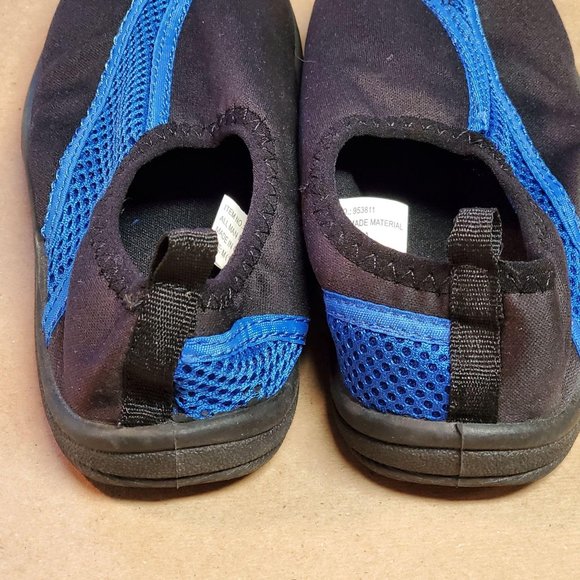 Aqua Shoes Size M (1-2) Blue and Black - Picture 7 of 7